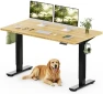 Превью Solid Wood Standing Desk — Standing Desk, FLEXISPOT