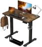 Превью Standing Desk Height Adjustable Small Electric Sit Stand Desk — Standing Desk, Kingant