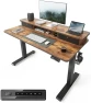 Превью 48 x 24 Inch Height Adjustable Electric Standing Desk with Double Drawer — Standing Desk, FEZIBO