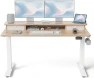 Превью 48 x 24 Inch Height Adjustable Electric Standing Desk with Double Drawer — Standing Desk, FEZIBO