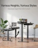Превью 48" x 24" Standing Desk with Drawers, Height Adjustable Electric Workstation, Computer Sit Stand Up Table with Large... — Standing Desk, CubiCubi