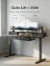Превью 48" x 24" Standing Desk with Drawers, Height Adjustable Electric Workstation, Computer Sit Stand Up Table with Large... — Standing Desk, CubiCubi