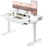 Превью 48" x 24" Standing Desk with Drawers, Height Adjustable Electric Workstation, Computer Sit Stand Up Table with Large... — Standing Desk, CubiCubi