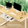 Превью 55" Bamboo Standing Desk, Dual Motor 3 Stages Adjustable Height Electric Computer Workstation with Wireless Charging,... — Standing Desk, FLEXISPOT