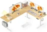 Превью 55x45 Inches Reversible L Shaped Standing Desk with Cup Holder — Standing Desk, WALKINGDESK
