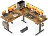 Превью 55x45 Inches Reversible L Shaped Standing Desk with Cup Holder — Standing Desk, WALKINGDESK