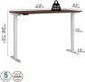 Превью 72-inch Electric Height Adjustable Standing Desk — Standing Desk, Bush Business Furniture