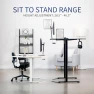 Превью Electric Corner L-Shaped Standing Desk — Standing Desk, VIVO