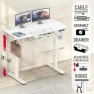 Превью Electric Height Adjustable Standing Desk with Drawer, Memory Preset and Cable Management Tray — Standing Desk, SHW