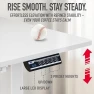 Превью Electric Height Adjustable Standing Desk with Drawer, Memory Preset and Cable Management Tray — Standing Desk, SHW