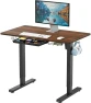 Превью Electric Height Adjustable Standing Desk with Drawer, Memory Preset and Cable Management Tray — Standing Desk, SHW