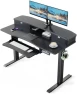 Превью Electric Standing Desk with 2 Drawers & Large Keyboard Tray — Standing Desk, HUANUO