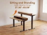 Превью Electric Standing Desk with Dual Drawers — Standing Desk, BANTI
