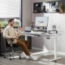 Превью Electric Standing Desk with Keyboard Tray — Standing Desk, WALKINGDESK