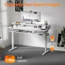 Превью Electric Standing Desk with Keyboard Tray — Standing Desk, WALKINGDESK