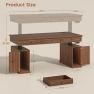 Превью Farmhouse Electric Standing Desk with 3 Drawers — Standing Desk, SEDETA