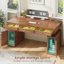 Превью Farmhouse Electric Standing Desk with 3 Drawers — Standing Desk, SEDETA