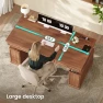 Превью Farmhouse Electric Standing Desk with 3 Drawers — Standing Desk, SEDETA
