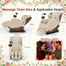 Превью Full Body Massage Chair and Recliner with Zero Gravity, Wood Grain Leather — Massage Chairs, yewglen