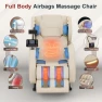 Превью Full Body Massage Chair and Recliner with Zero Gravity, Wood Grain Leather — Massage Chairs, yewglen