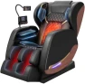 Превью Full Body Massage Chair and Recliner with Zero Gravity, Wood Grain Leather — Massage Chairs, yewglen