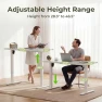 Превью Glass Standing Desk with Drawers and USB Charging — Standing Desk, Furmax