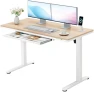 Превью Glass Standing Desk with Drawers and USB Charging — Standing Desk, Furmax