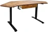 Превью Height Adjustable L Shaped Corner Desk with LED Handset — Standing Desk, Fromann