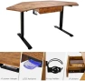 Превью Height Adjustable L Shaped Corner Desk with LED Handset — Standing Desk, Fromann