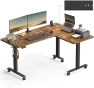 Превью L Shaped Electric Standing Desk — Standing Desk, VASAGLE