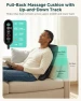 Превью Ultra-Slim Shiatsu Back Massager with Heat, 4D Roller, 10 Massage Nodes — Massage Chairs, Snailax