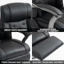 Превью Magnus Massage Office Chair with Ventilation and Heating, Power Recliner with Footrest — Massage Chairs, Kinnls