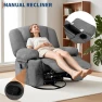 Превью Oversized Wide Recliner Chair with Heat and Vibration Massage — Massage Chairs, GarveeHome