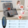 Превью Oversized Wide Recliner Chair with Heat and Vibration Massage — Massage Chairs, GarveeHome