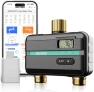 Превью 2 Zone Smart Sprinkler Hose Timer with Flow Meter — Irrigation System, Restmo