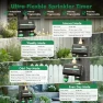 Превью 2 Zone Smart Sprinkler Hose Timer with Flow Meter — Irrigation System, Restmo