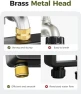 Превью Brass Sprinkler Timer 2 Zone, IP66 Waterproof Programmable Water Hose Timer 2 Outlet with Large Display — Irrigation System, Diivoo