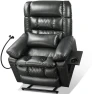 Превью Dual Motor Recliner Chair with Heat & Massage, Power Lift Recliner Chair for Elderly, Infinite Position, Cup Holder... — Massage Chairs, SUKACH