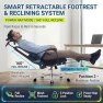 Превью Ergonomic Office Chair with Footrest & Adjustable Lumbar Massager — Smart Chairs, COTYFLY