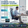 Превью Ergonomic Office Chair with Footrest & Adjustable Lumbar Massager — Smart Chairs, COTYFLY