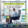 Превью Ergonomic Office Chair with Footrest & Adjustable Lumbar Massager — Smart Chairs, COTYFLY