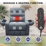 Превью Power Lift Recliner Chair with Heat & Massage, Dual Motor, Cup Holder, USB-C — Massage Chairs, SUKACH