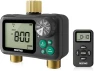 Превью Remote Control Brass Sprinkler Timer for Outdoor Hose Faucet 2 Zone — Irrigation System, Restmo