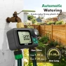 Превью Remote Control Brass Sprinkler Timer for Outdoor Hose Faucet 2 Zone — Irrigation System, Restmo