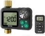 Превью Remote Control Brass Sprinkler Timer for Outdoor Hose Faucet 2 Zone — Irrigation System, Restmo