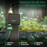 Превью Smart Sprinkler Hose Timer with Flow Meter — Irrigation System, Restmo