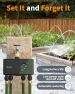 Превью WiFi Water Timer for Garden Hose, 4 Zone Smart Sprinkler Timer with Brass Inlet — Irrigation System, Diivoo