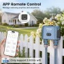 Превью WiFi Water Timer for Garden Hose with Brass Inlet — Irrigation System, Denvest