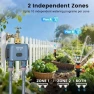 Превью WiFi Water Timer for Garden Hose with Brass Inlet — Irrigation System, Denvest