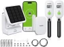 Превью WiFi Solar Auto Watering System with Two Smart Digital Soil Sensors — Indoor Garden, RainPoint